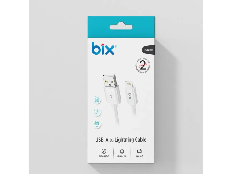 BX-IP02C iPhone için USB-A Lightning Data Ve Şarj — görsel 3