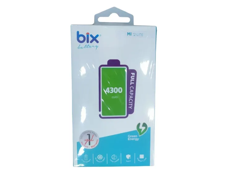 Bix Xiaomi Mi 12 Lite için 4300mAh Kapasiteli Batarya