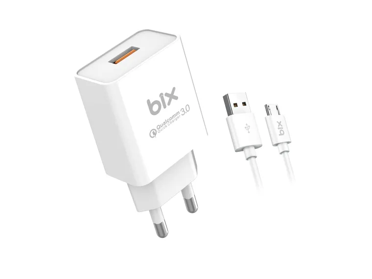 BX-M18QTA 18W Qualcomm 3.0 Hızlı Şarj Adaptörü ve Micro