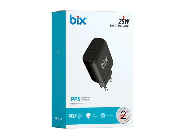 BX-PD25TA 25W PD Hızlı Şarj Adaptörü — görsel 3