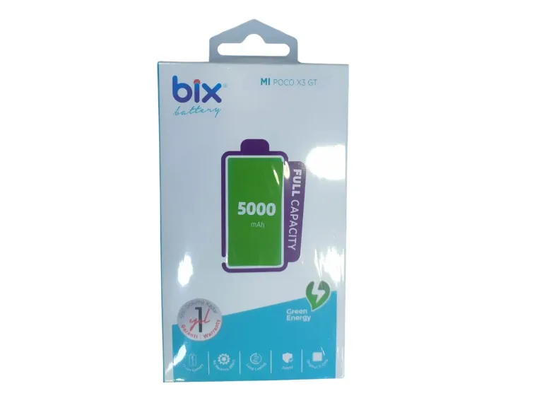 Bix Mi Poco X3 GT için 5000mAh Kapasiteli Batarya