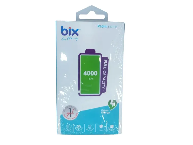 Bix Xiaomi Redmi Note 8 için 4000mAh Kapasiteli Batarya