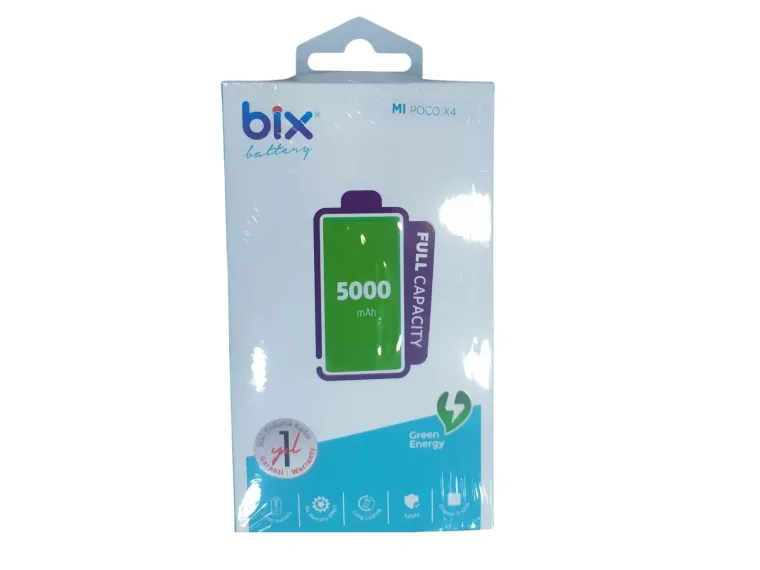 Bix Mi Poco X4 için 5000mAh Kapasiteli Batarya Ganfeng