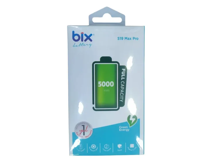 Bix Reeder S19 Max Pro için 5000mAh Kapasiteli Batarya