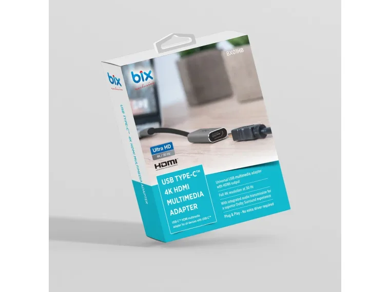 BX01HB Type-C to 4K HDMI Dönüştürücü Adaptör — görsel 5