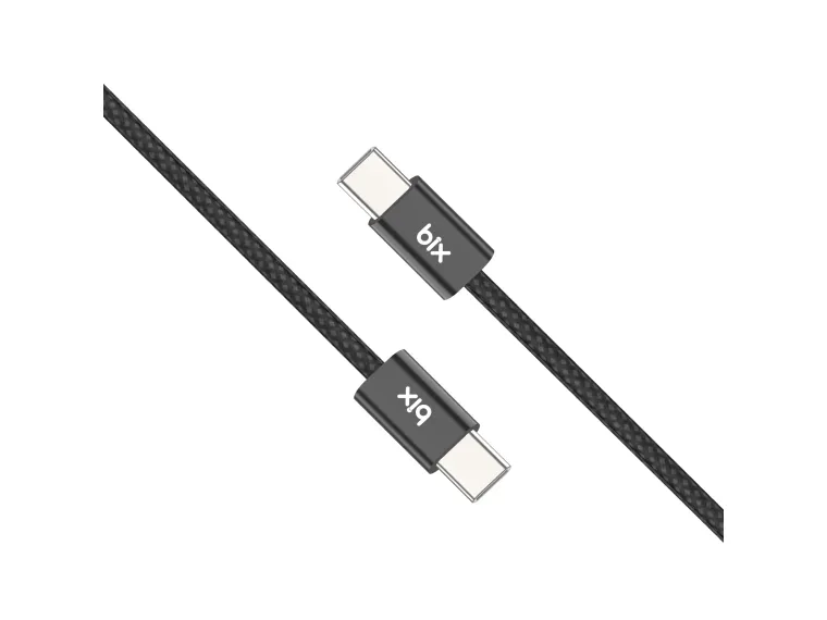 BX04CC Type-C to Type-C 60W Örgülü Şarj ve Data Kablosu — görsel 4