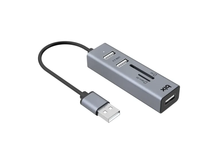 BX05HB 3x USB 2.0 Portlu ve Micro SD / SD Kart Girişli