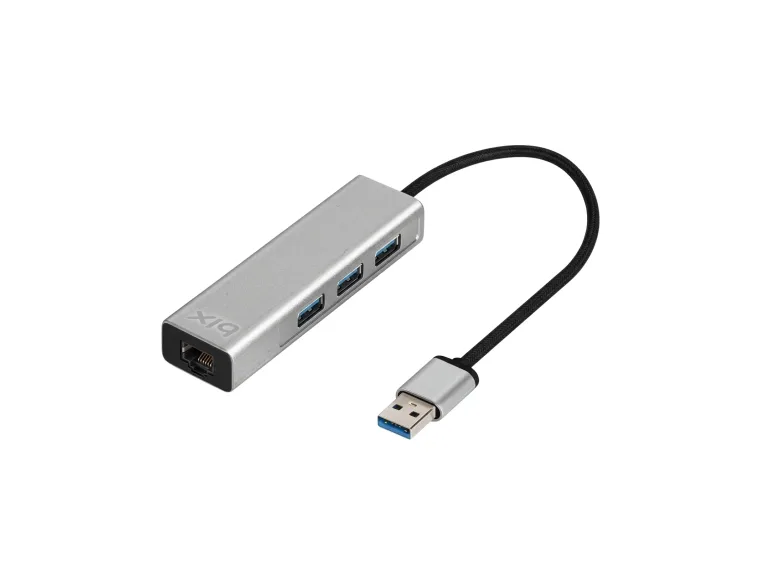 BX06HB USB 3.0 Gigabit Ethernet 3 Portlu Çoklayıcı Hub