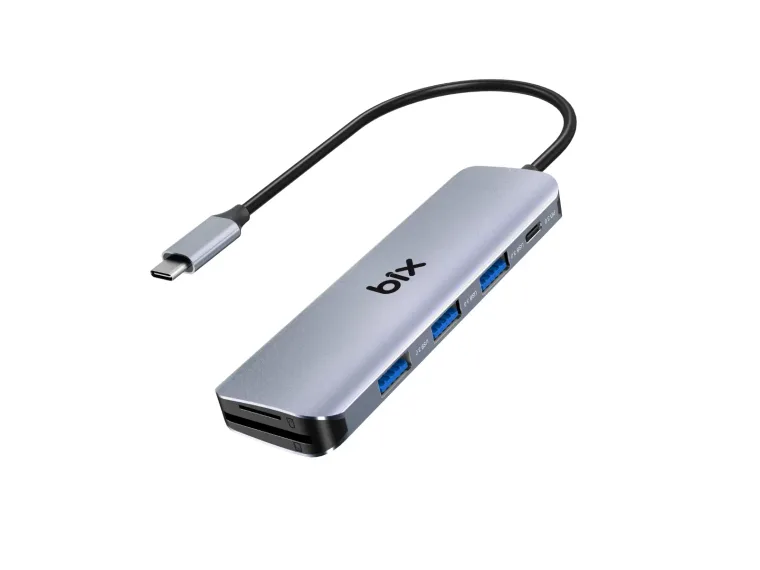 BX08HB Type-C to USB 3.0 PD Micro SD / SD Kart Okuyucu