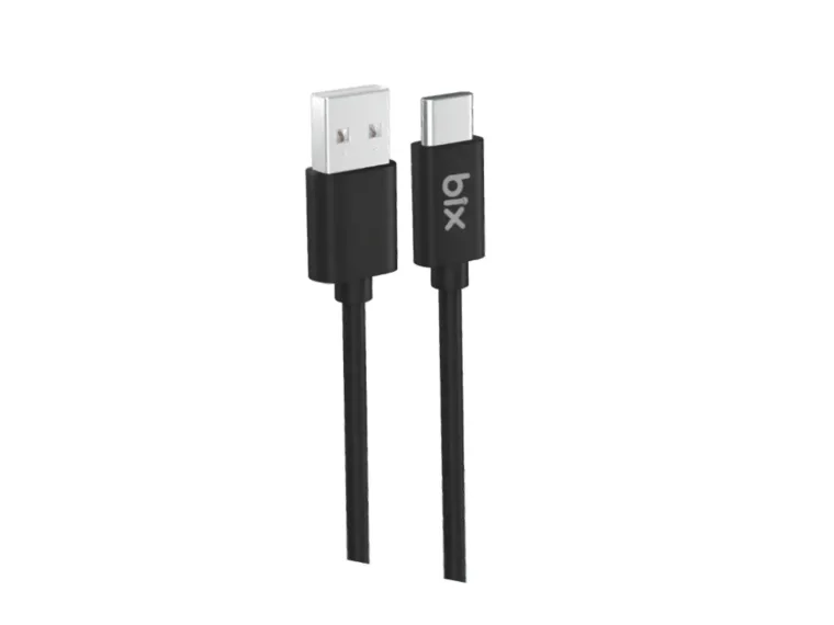 BX100CB 3A Type-C Şarj ve Data Kablosu 1 Metre Siyah