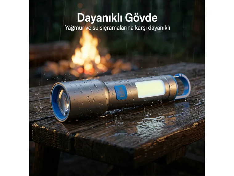 Bix BX1010FL 3 Renk LED El Feneri 500 Lümen — görsel 8