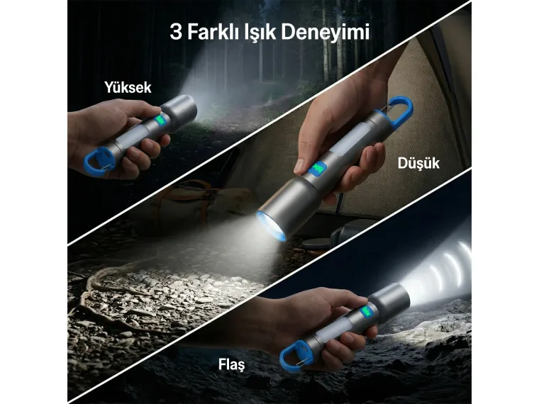 BX1010FL Max 500 Lümen ve 500 Metreye Kadar Menzilli — görsel 6