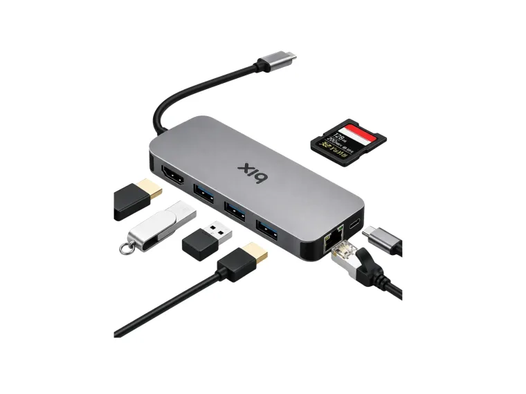 BX10HB Type-C Kart Okuyucu HDMI Ethernet USB