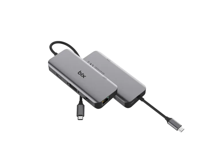 BX11HB Type-C HDMI VGA Ethernet Kart Okuyucu USB — görsel 3