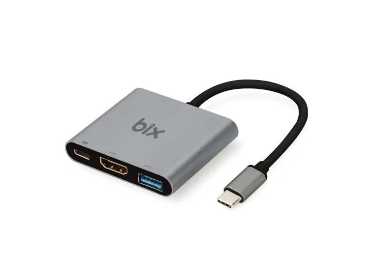 BX13HB Type-C HDMI USB PD Dönüştürücü Adaptör