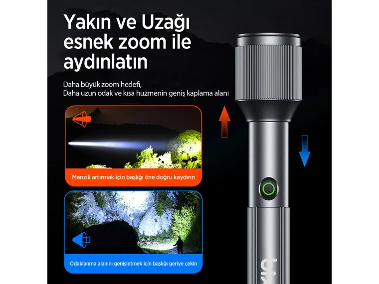 Flashlight BX2142FL 24W LED, Max. 1000 Lümen Parlaklık — görsel 5