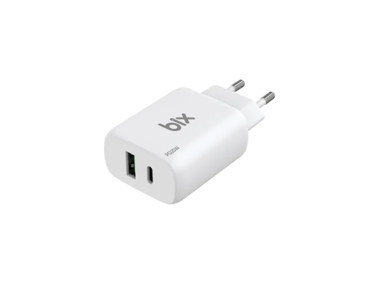 BX2P25TW 25W Çift Portlu USB-A QC ve Type-C PD 3.0 PPS