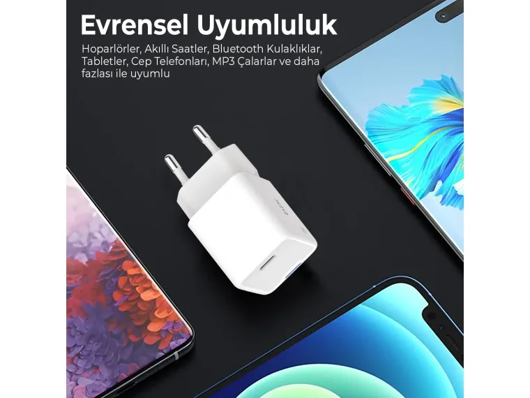 BX30C GaN 30W Type-C PD Akım Korumalı ve LED Göstergeli — görsel 4