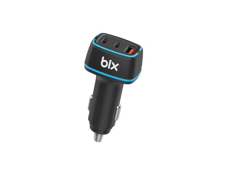 BXACP82W 82.5W Üç Portlu 2x Type-C ve USB-A Araç İçi