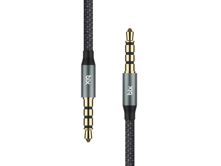 BXAU3C Hi-Fi 3.5mm Erkek to Erkek Örgülü Aux Ses — görsel 3
