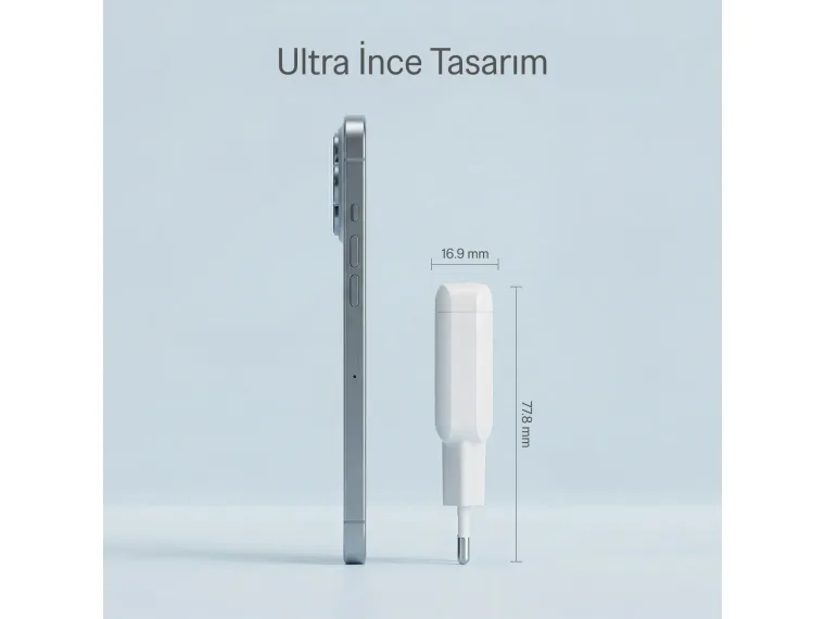 BXC20 GaN Teknolojili Type-C PD 20W Hızlı Şarj Adaptörü — görsel 6