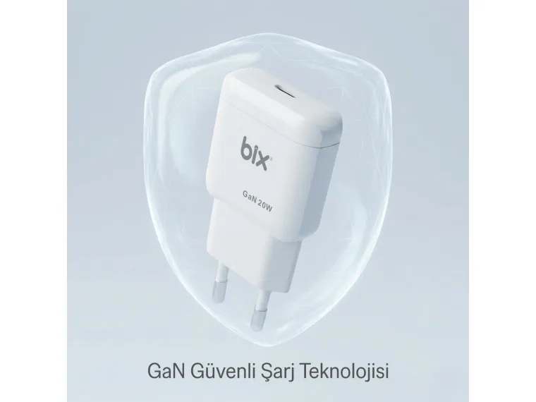 BXC20 GaN Teknolojili Type-C PD 20W Hızlı Şarj Adaptörü — görsel 7