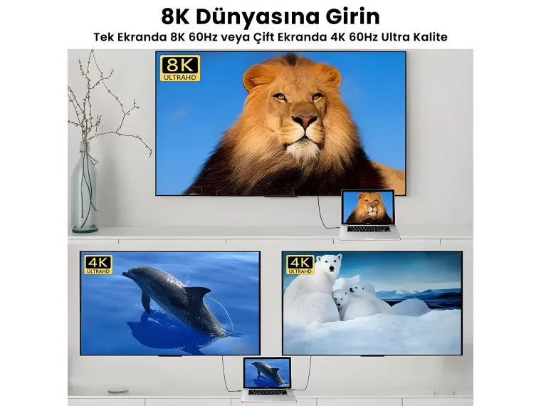 BXCC244 USB4 Thunderbolt 4/3 Uyumlu PD 240W 40Gbps 8K — görsel 4