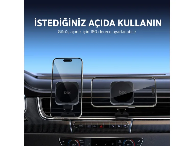 BXCH10 15W Kablosuz Şarj Destekli 180° Ayarlanabilir — görsel 3