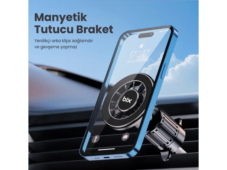BXCH13 360° Ayarlanabilir Hava Menfezi için Metal — görsel 5