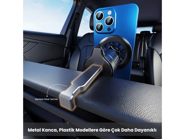 BXCH13 360° Ayarlanabilir Hava Menfezi için Metal — görsel 6