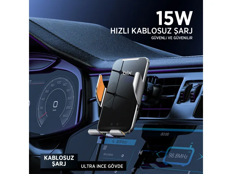 BXCH9 MagSafe 15W Kablosuz Hızlı Şarj Destekli İnce — görsel 3