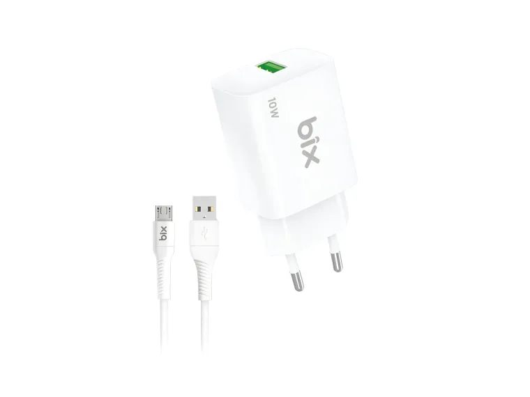 BXM12W 10W Şarj Adaptörü ve Micro USB Şarj Kablosu 1