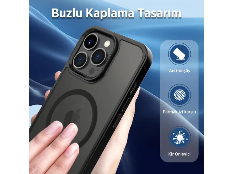 Bix MagSafe Anti-Shock Kılıf – Kaymaz Tasarım, Üstün — görsel 4