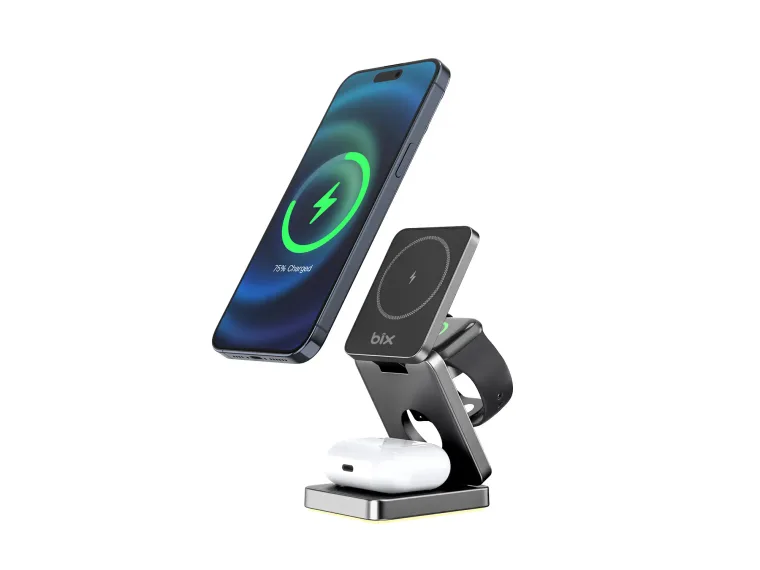 BXMW7 3’ü 1 Arada 15W Akıllı Telefon TWS Kulaklık