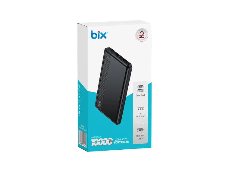 BXPB108 10000mAh Çift USB Çıkışlı ve LED Bildirimli — görsel 5