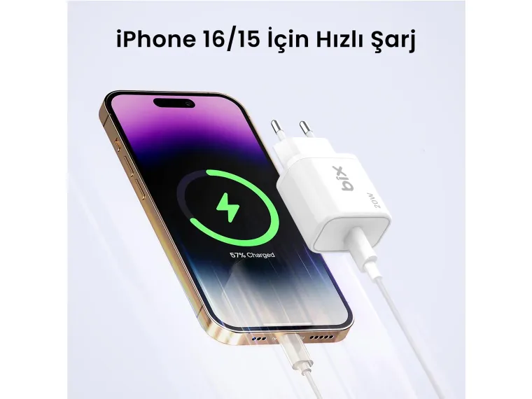 BXPD22 20W USB-C PD 3.0 Akım Korumalı Hızlı Şarj — görsel 5