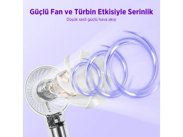 BXPF01 Şarj Edilebilir 3 Kademeli Taşınabilir Portatif — görsel 6