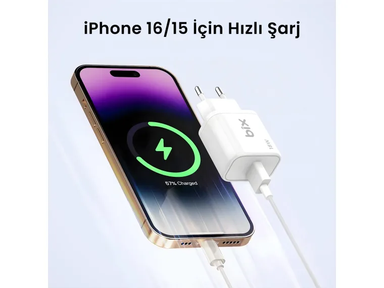 BXQC18 USB-A 18W QC 3.0 Akıllı Çipli ve Kısa Devre — görsel 4