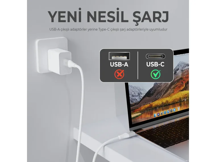 BXSC1CC 60W Type-C to Type-C Silikon Şarj ve Data — görsel 7