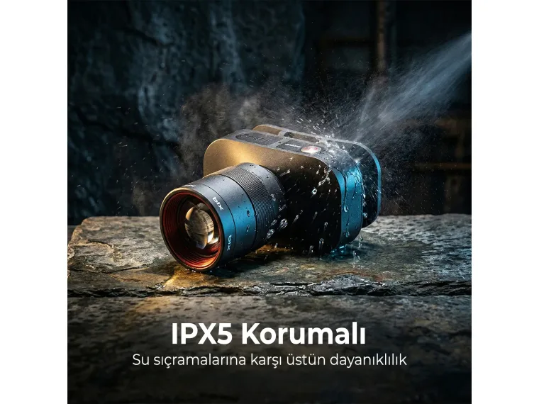 BXT1FL Şarj Edilebilir 10W Kafa Feneri – 750 Lümen — görsel 6