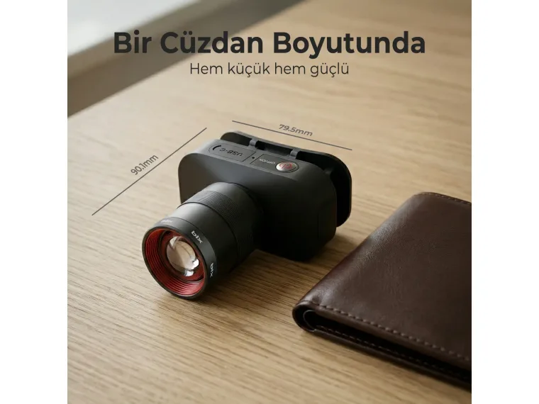 BXT1FL Şarj Edilebilir 10W Kafa Feneri – 750 Lümen — görsel 7