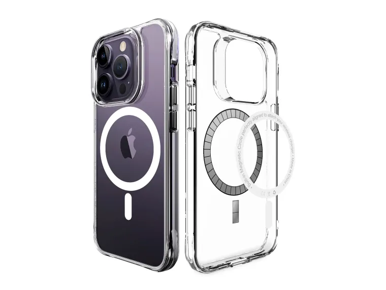 Bix Transparent Magnetic Absorption Kılıf – Şeffaf — görsel 4
