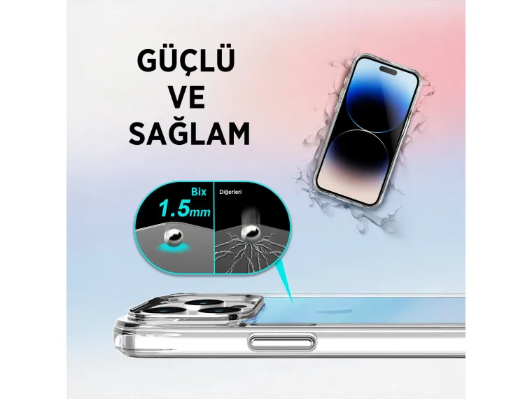 Bix Pure Rainbow Telefon Kılıfı – Renk Geçişleri, Darbe — görsel 3