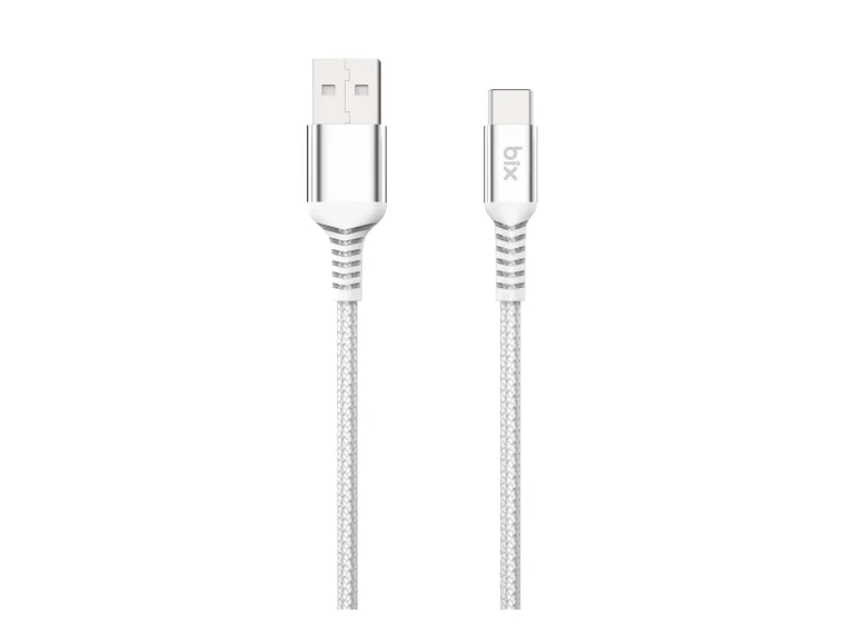 BXUC01C 15W USB-A to Type-C Örgülü Şarj ve Data Kablosu