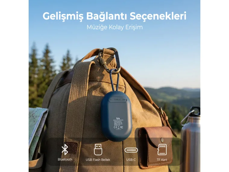 BXWS01 Bluetooth 6.0 IPX4 Suya Dayanıklı 8W Ses Çıkışlı — görsel 3