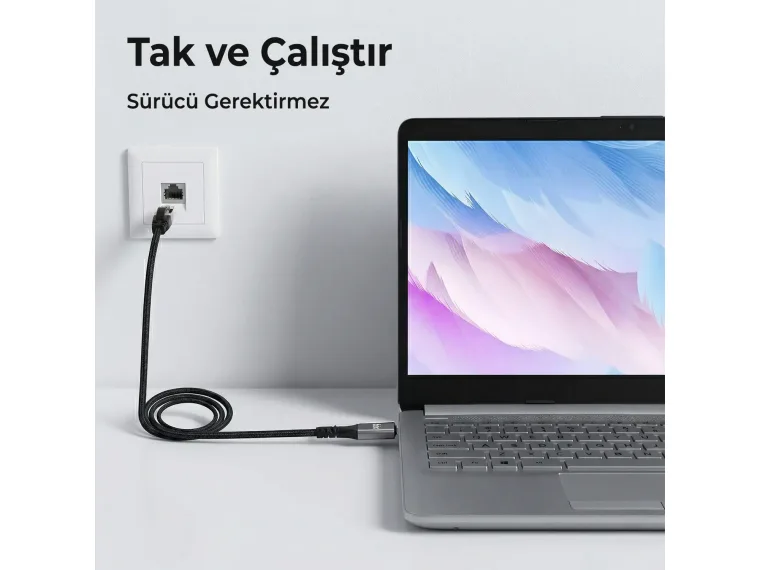 C6C01 USB-C to RJ45 1000Mbps Gigabit Ethernet — görsel 3