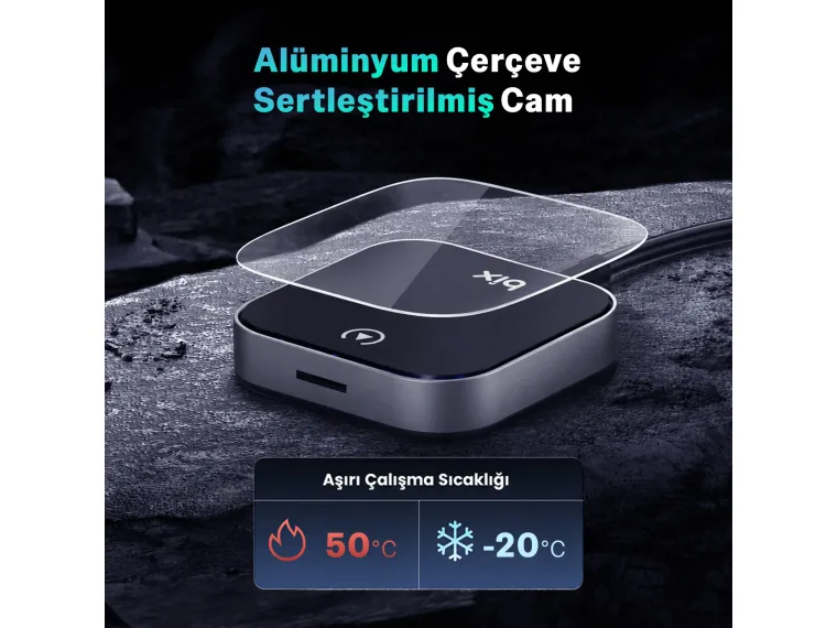 CB03 Kablosuz CarPlay Android Auto Adaptörü 2.4G/5G — görsel 5