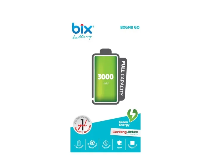 Bix General Mobile GM 8 Go Bataryası 3000 mAh