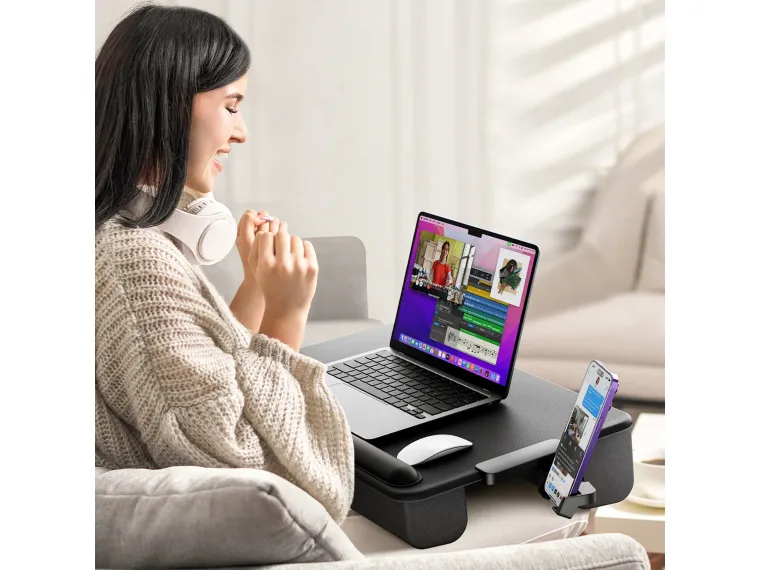 Bix Saiji GX3 Taşınabilir Laptop Standı – Geniş PVC — görsel 6