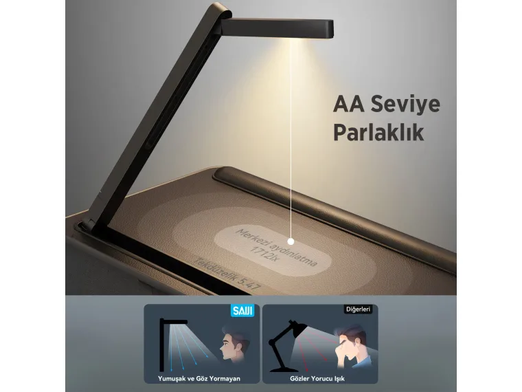 Bix Saiji GX8 LED Işıklı Çok Fonksiyonlu Laptop Standı — görsel 6